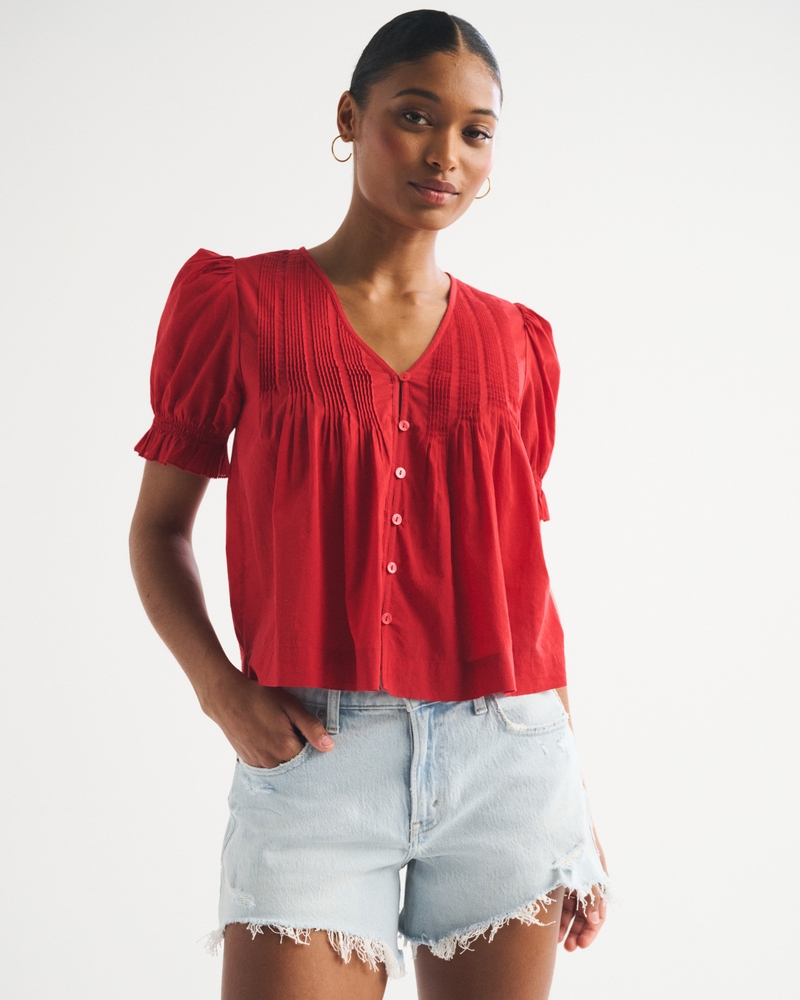 Mid Rise A-Line Short