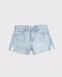 Shorts acampanados de tiro medio