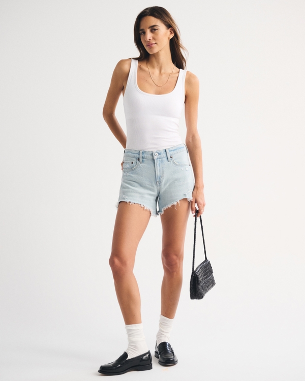 Mid Rise A-Line Short
