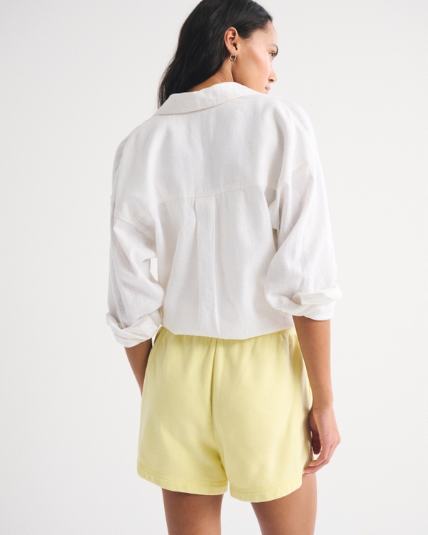 High Rise Sunday Terry Mini Short