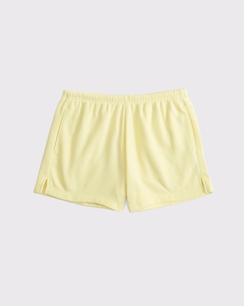 High Rise Sunday Terry Mini Short