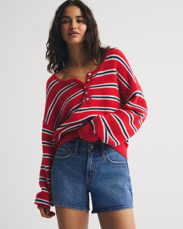 Mid Rise A-Line Short, Medium view 1