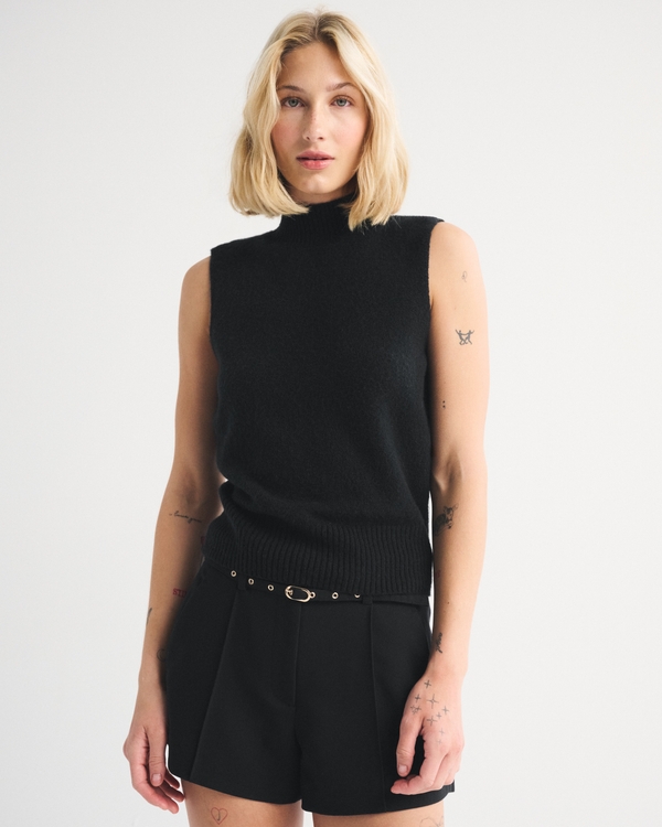 High Rise Micro Tailored A-Line Short