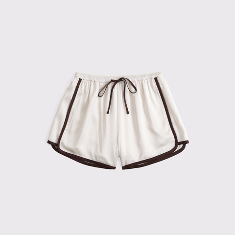 Женские брюки Abercrombie & Fitch High Rise Satin Track Short