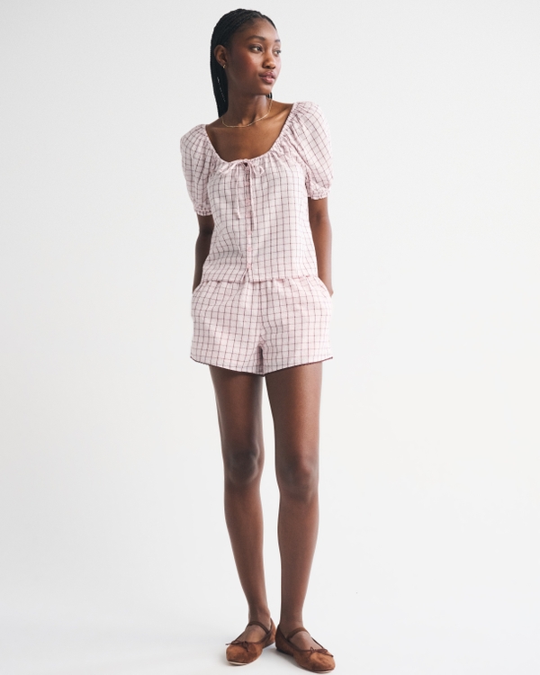 Seersucker Pull-On Boxer Short