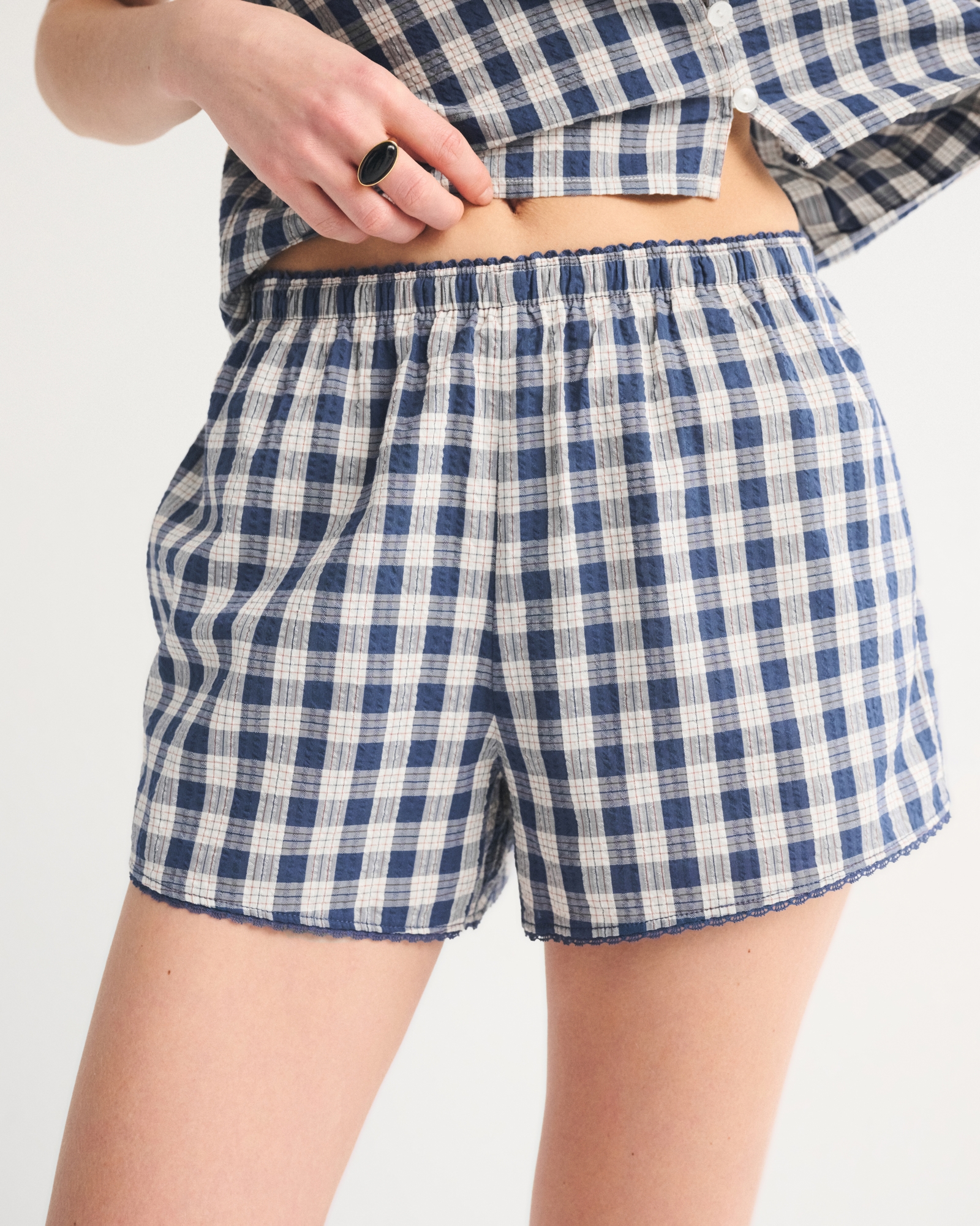 Seersucker Pull-On Boxer Short