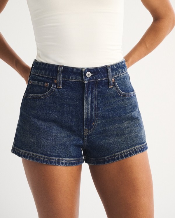 Curve Love Denim Micro Short