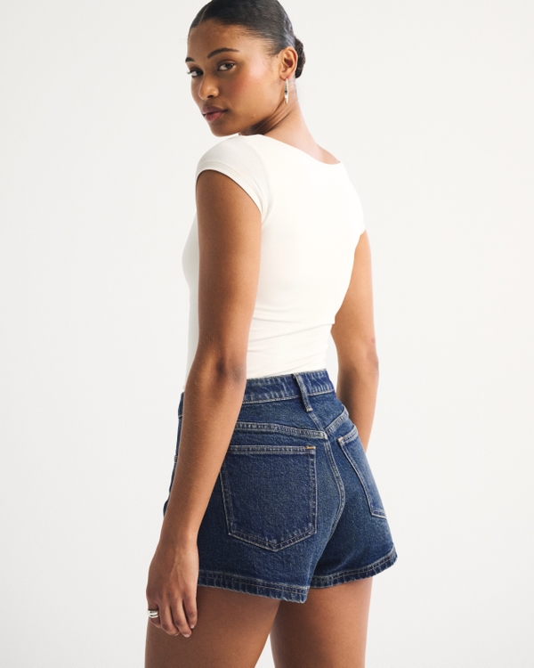Curve Love Denim Micro Short