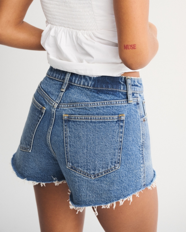 Curve Love Denim Micro Short