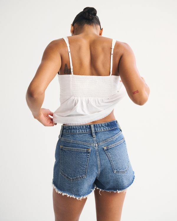 Curve Love Denim Micro Short