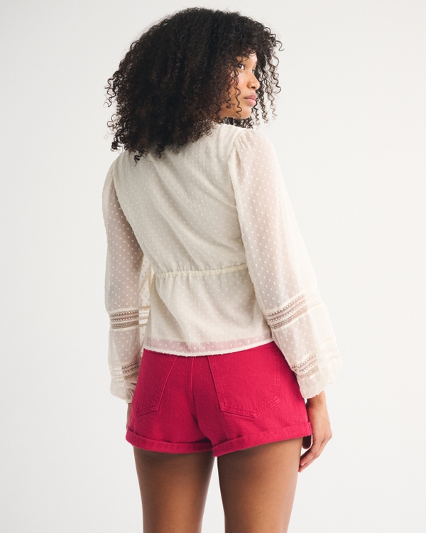 Curve Love Denim Micro Short
