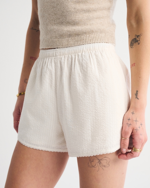Seersucker Pull-On Boxer Short