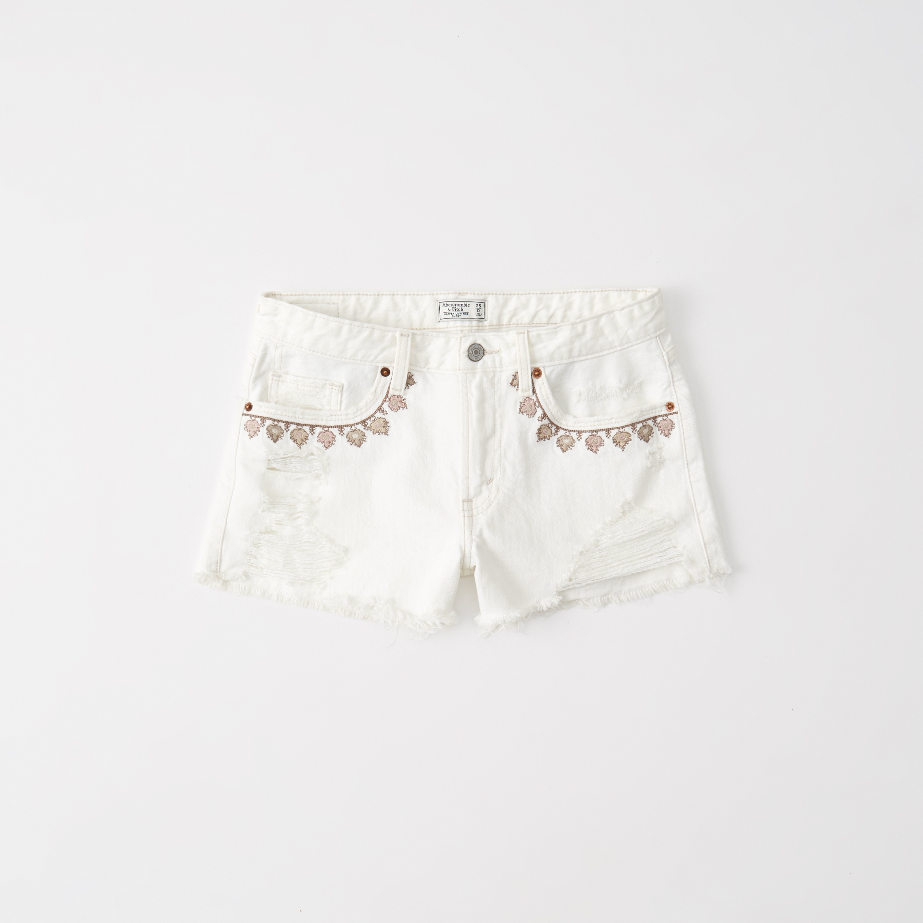 abercrombie and fitch low rise shorts