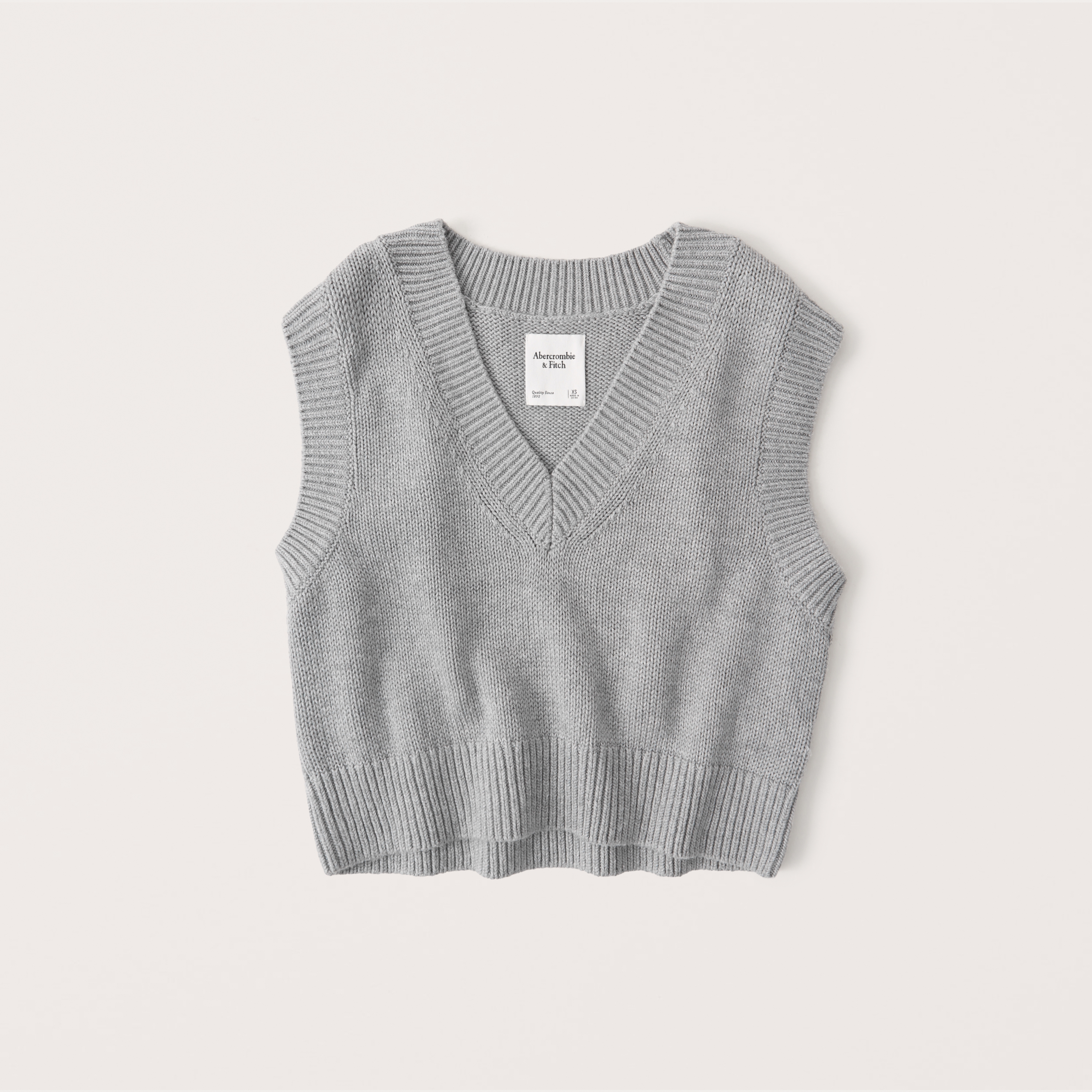 grey cropped sweater
