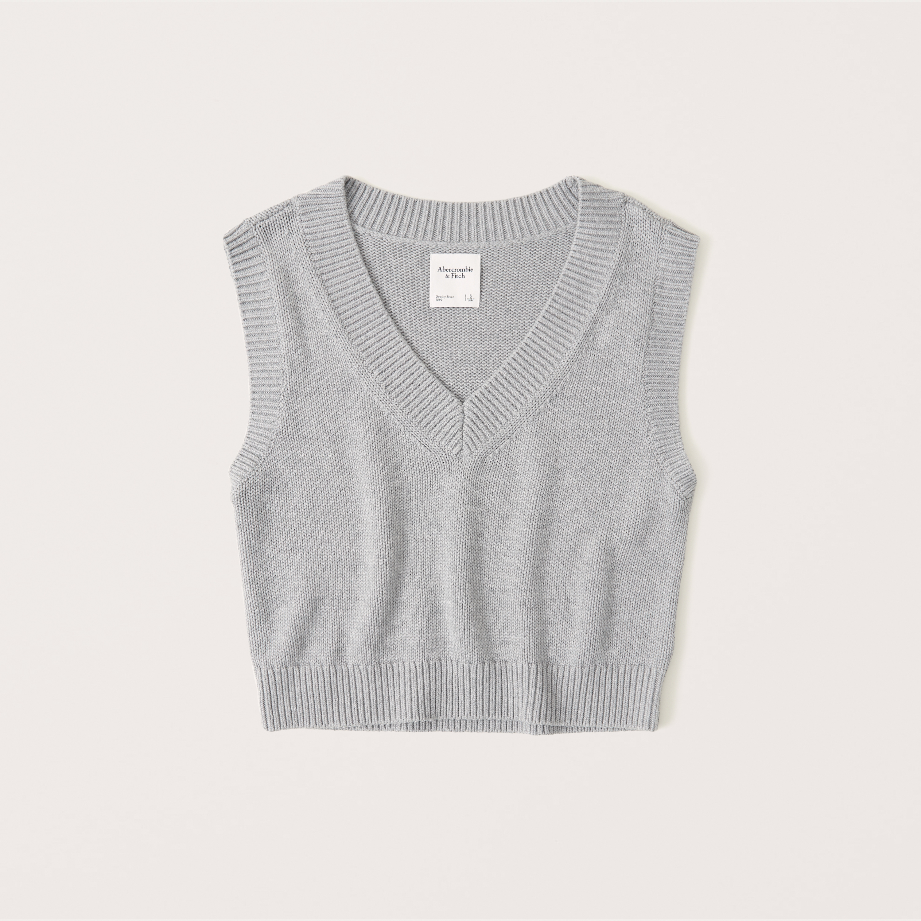 Women's Cropped V-Neck Sweater Vest | Women's Sale | Abercrombie.com