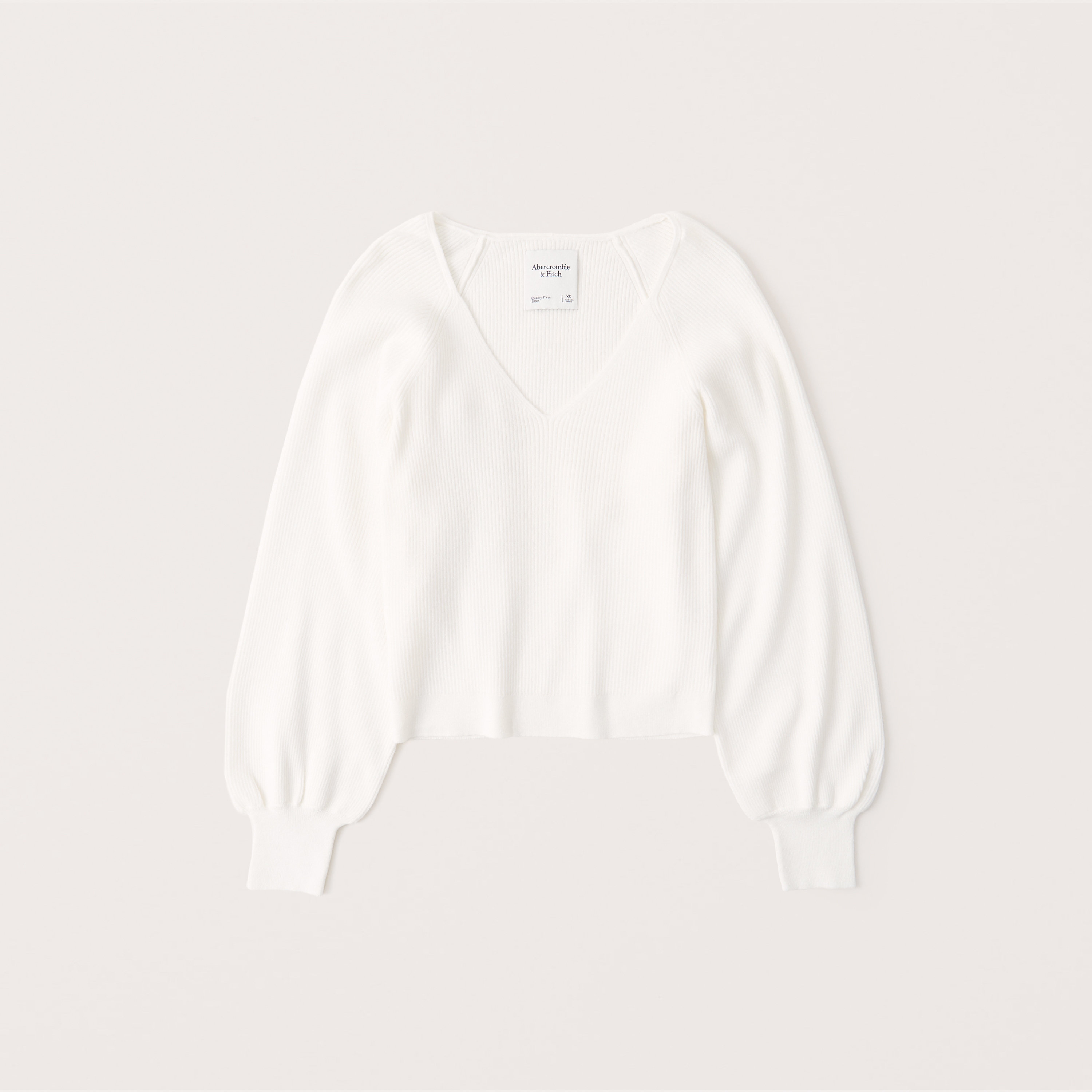 white long sleeve sweater