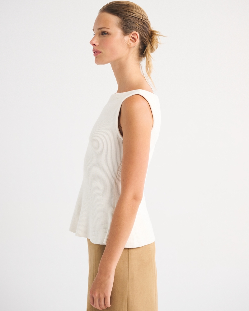 Peplum Sweater Tank - thumbnail 6