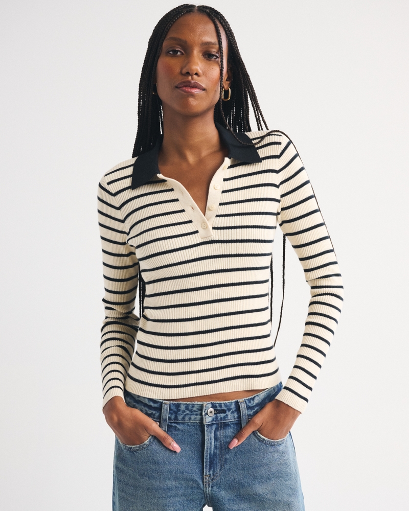 Cotton-Cashmere Sweater Polo - thumbnail 2