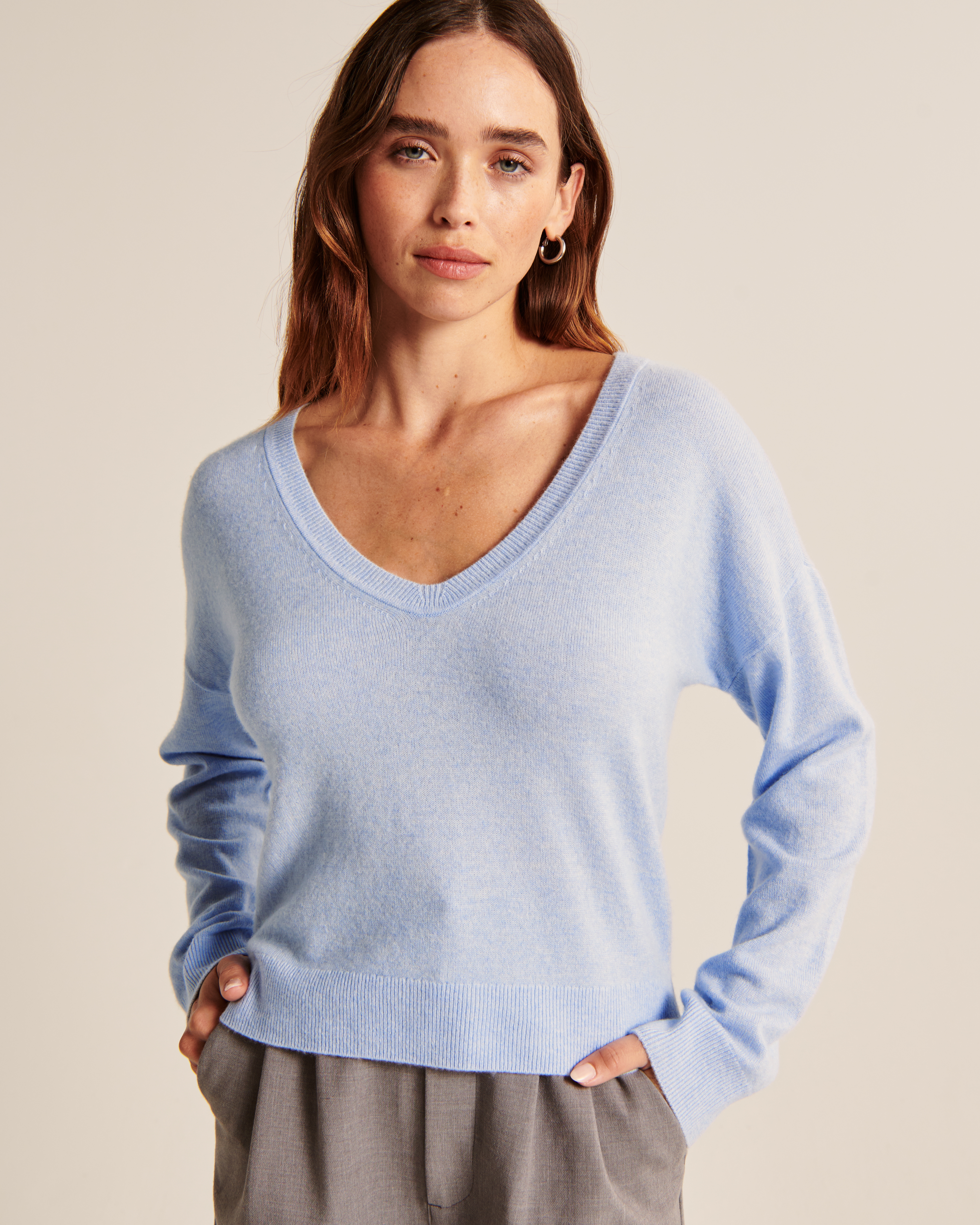 Cashmere V-Neck Sweater