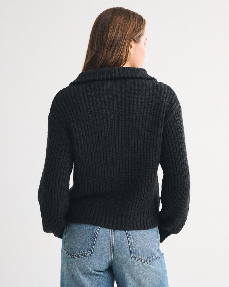 Rib Half-Zip Sweater - thumbnail 4