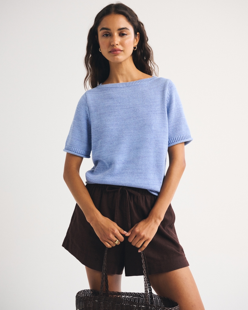 100% Cotton Sweater Tee - thumbnail 3