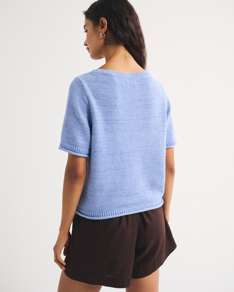 100% Cotton Sweater Tee - thumbnail 4