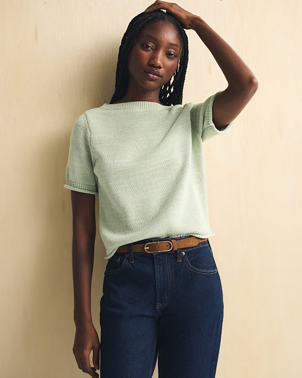 100% Cotton Sweater Tee