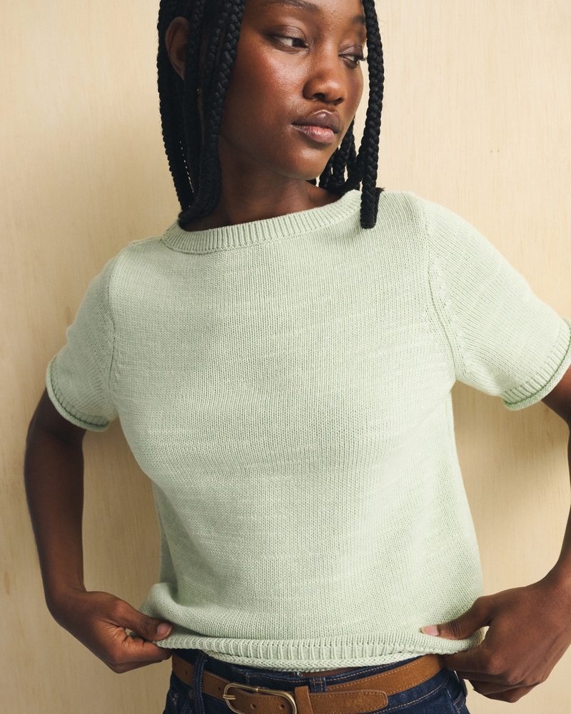 100% Cotton Sweater Tee - thumbnail 7