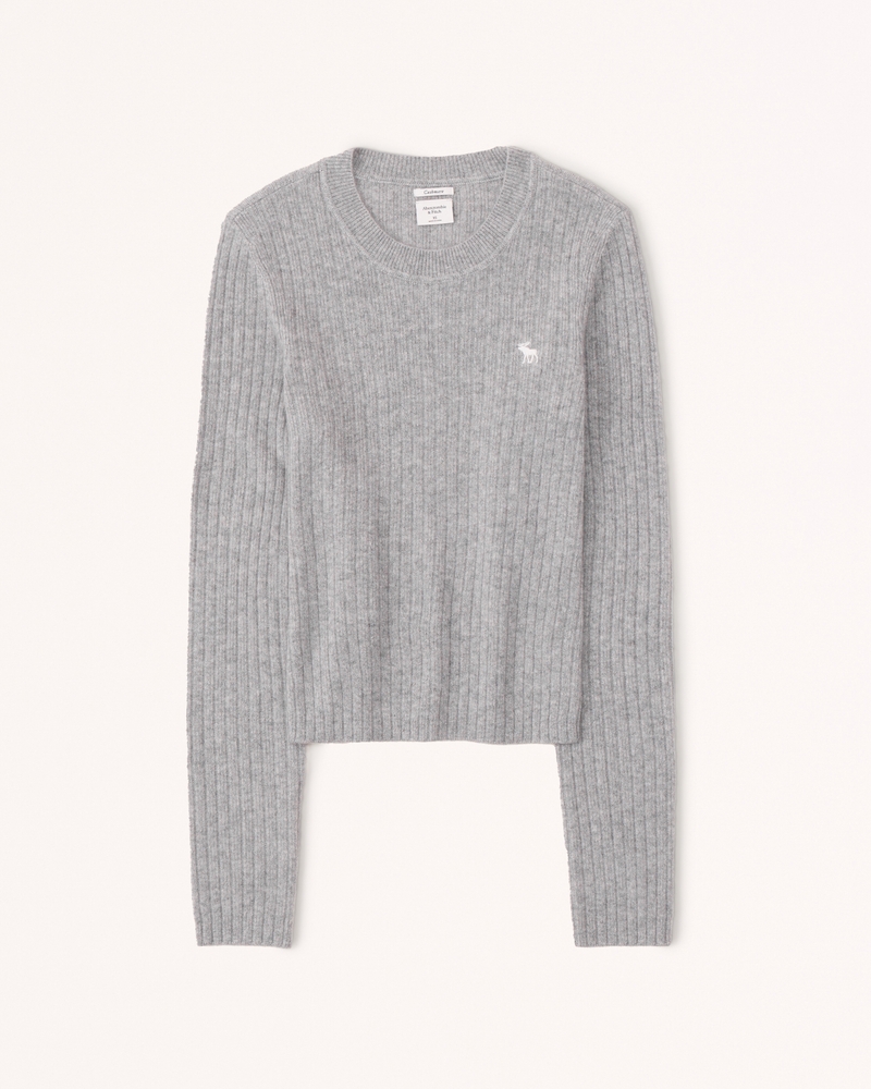 Buy Abercrombie and Fitch grey soft sweater