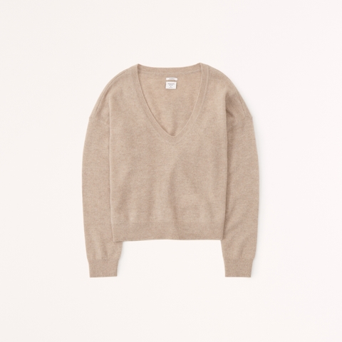 Женские свитеры Abercrombie & Fitch Cashmere V-Neck Sweater