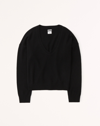 Women s Cashmere V Neck Sweater Women s Tops Abercrombie