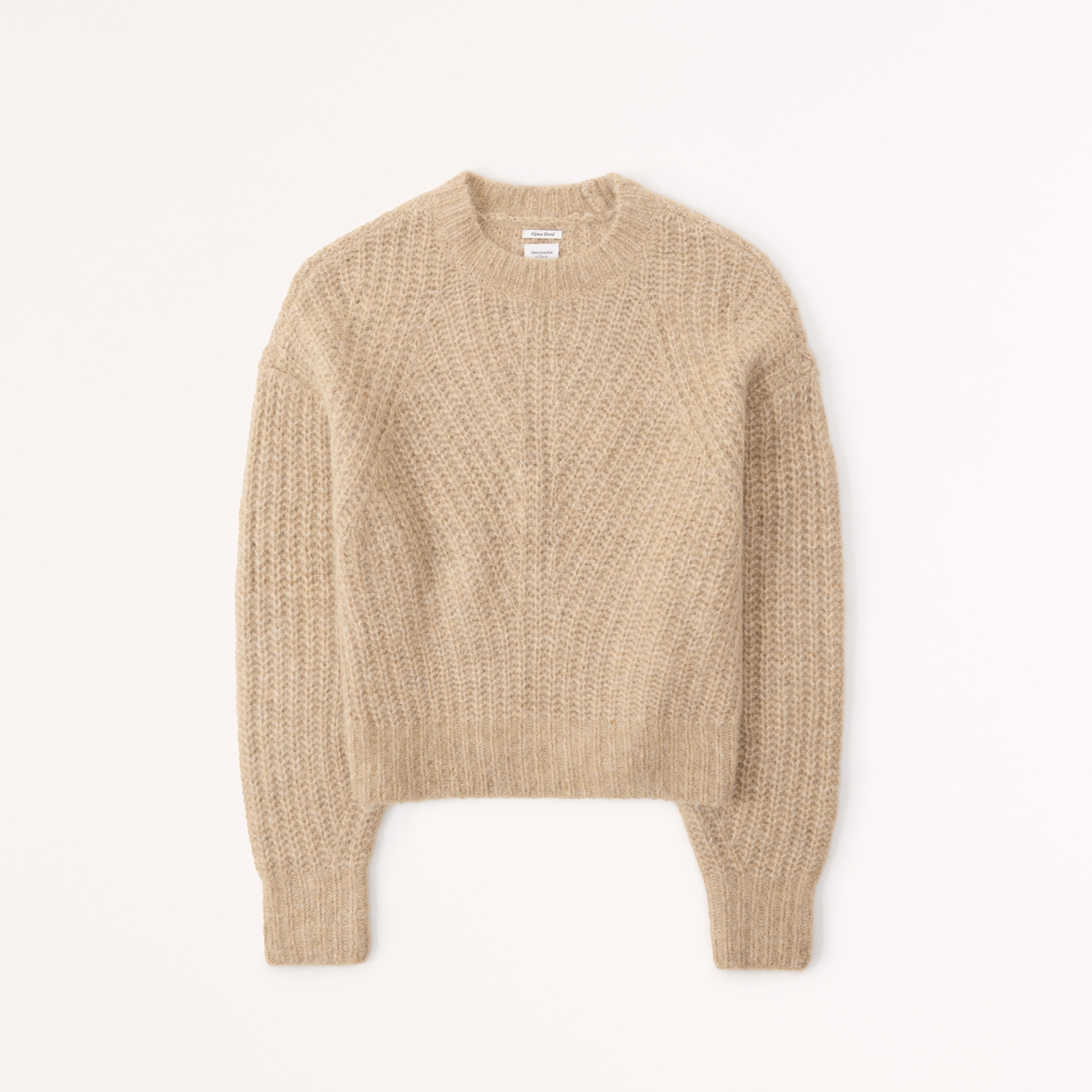 Women's Alpaca-Blend Crew Sweater | Women's Tops | Abercrombie.com