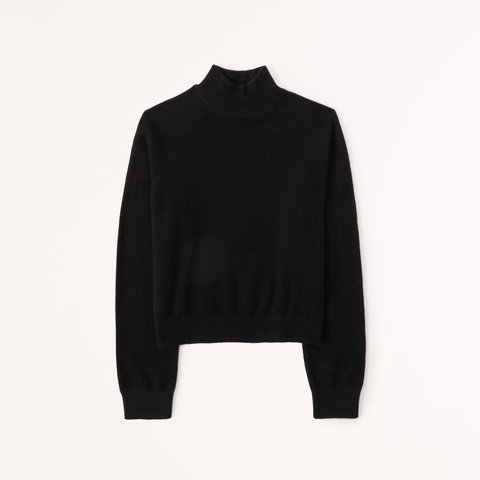 Женские свитеры Abercrombie & Fitch Cashmere Mockneck Sweater