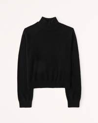 Cashmere Wedge Mockneck Sweater