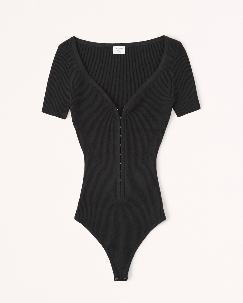 Women's Corset Sweetheart Sweater Bodysuit Women's Tops Abercrombie