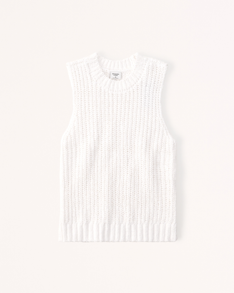 Kelsey Knit High Neck Sleeveless Sweater Vest