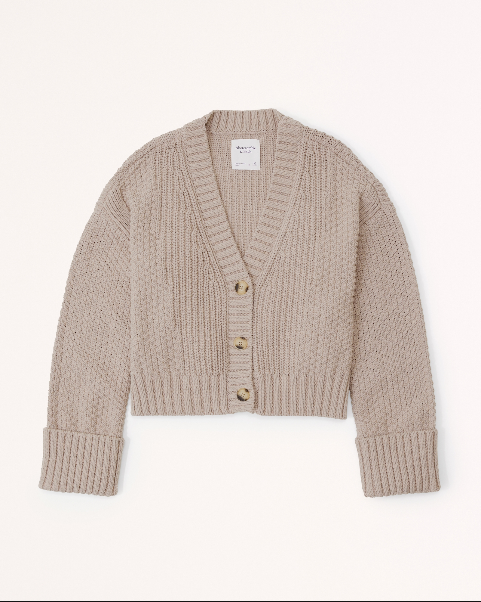 Women's The A&F Cameron Seed Stitch Cardigan | Women's Tops