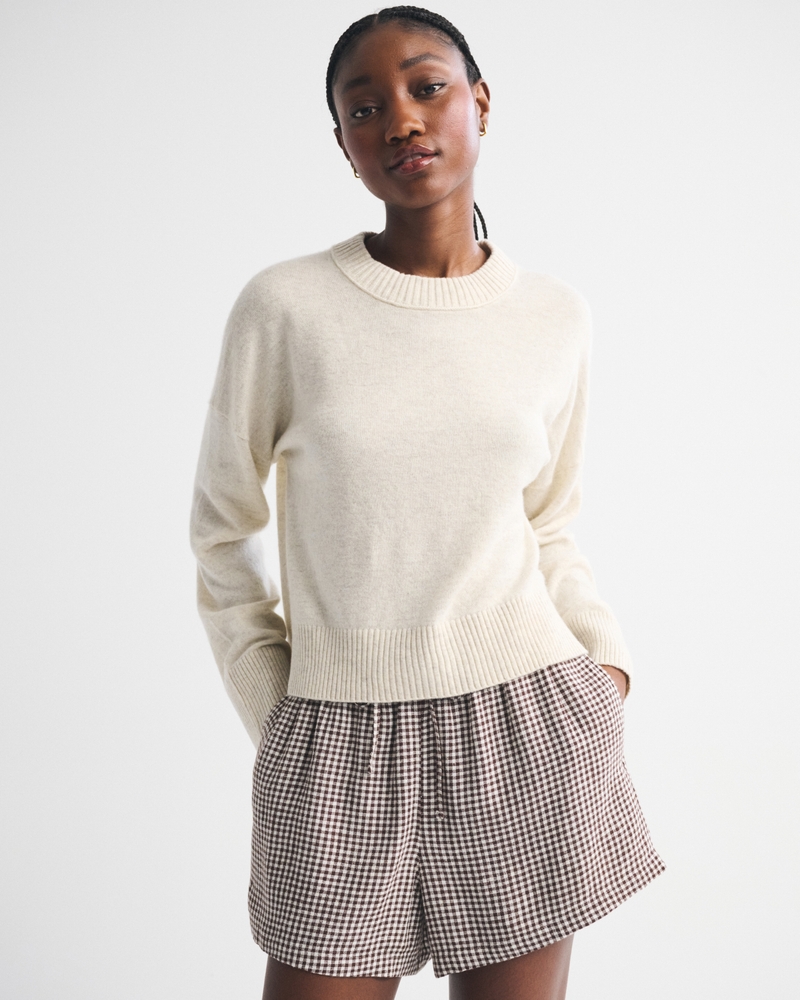 Women's Cashmere Crew Sweater Women's Tops