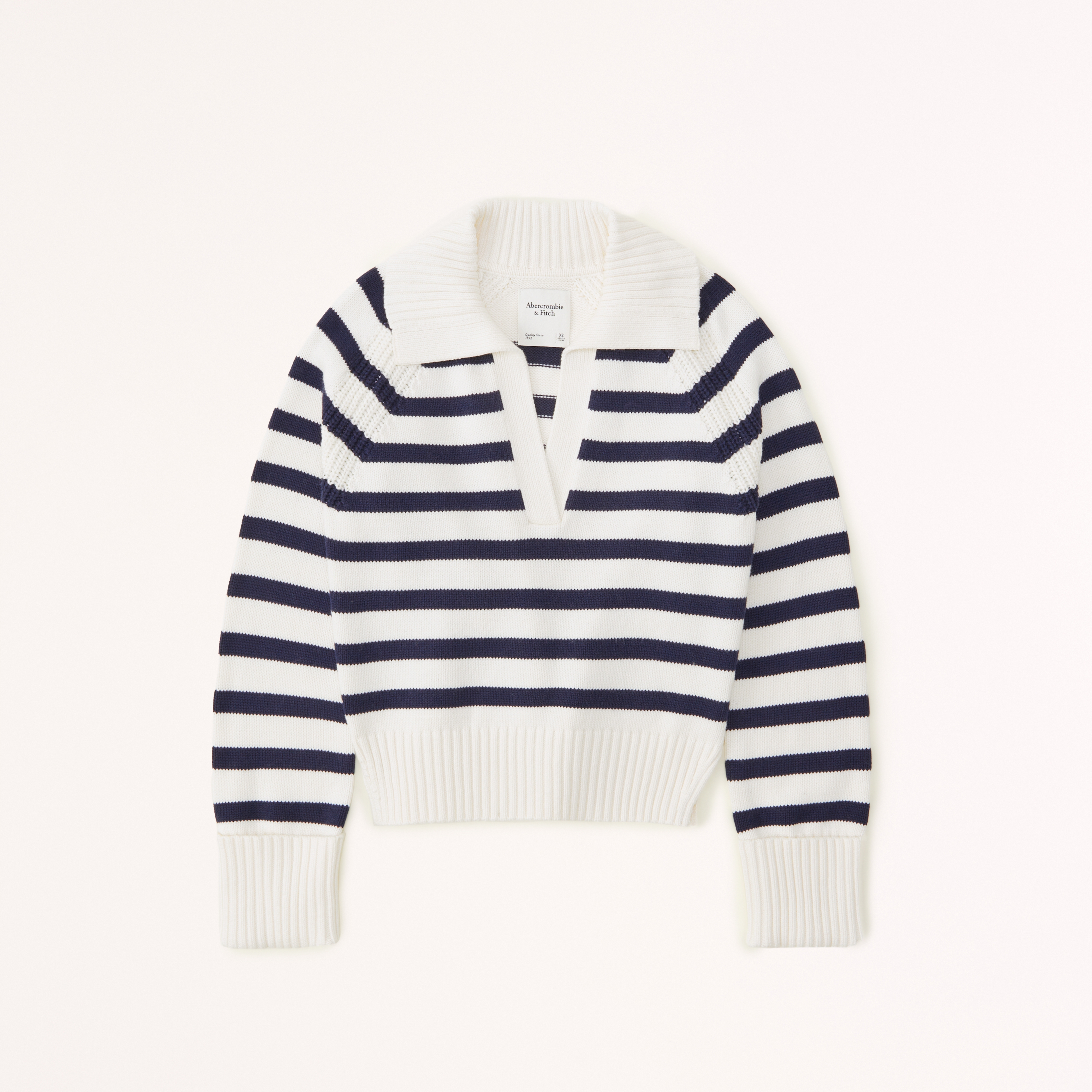 Abercrombie striped outlet sweater