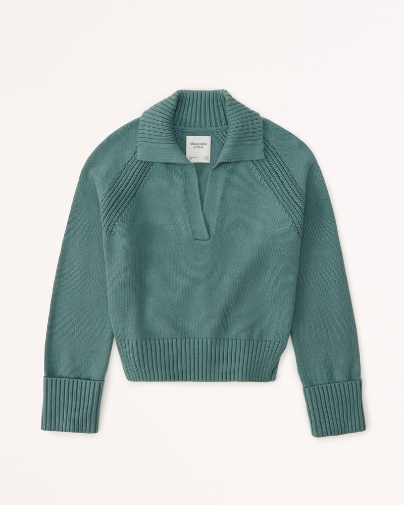 Abercrombie 2024 green sweater