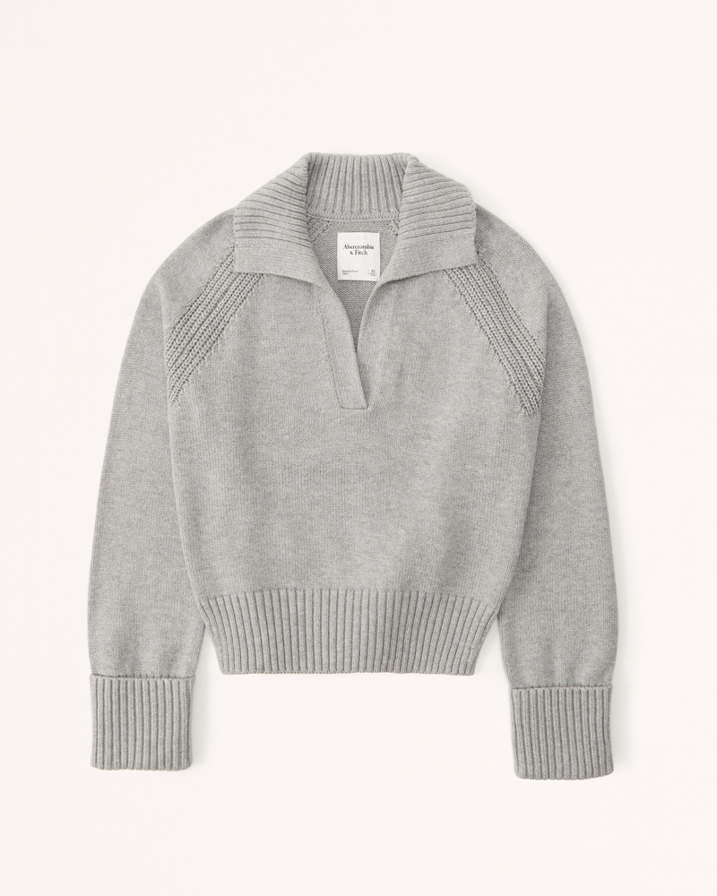 Women's Notch-Neck Sweater | Women's Sale | Abercrombie.com