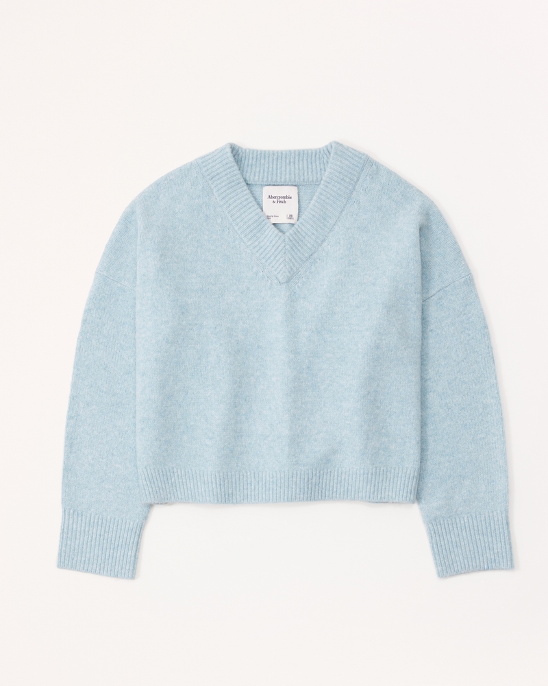 Women's Wedge V-Neck Sweater | Women's Tops | Abercrombie.com