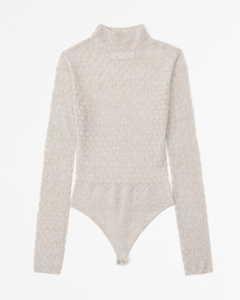 Fuzzy Knit Bodysuit - Women - Ready-to-Wear