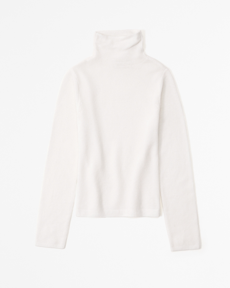 Merino Wool-Blend Turtleneck Sweater