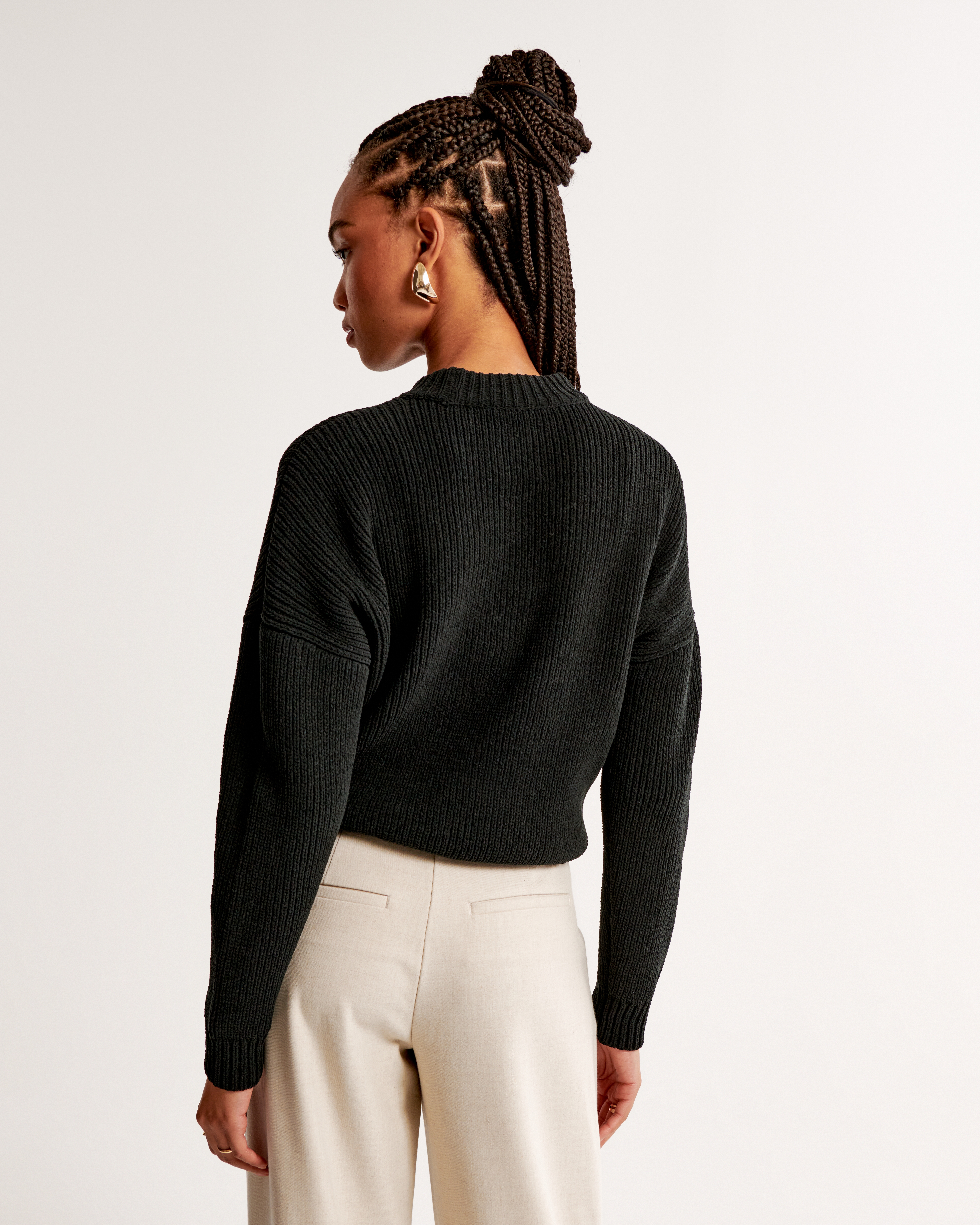 Women's Chenille Crew Sweater | Women's Clearance | Abercrombie.com