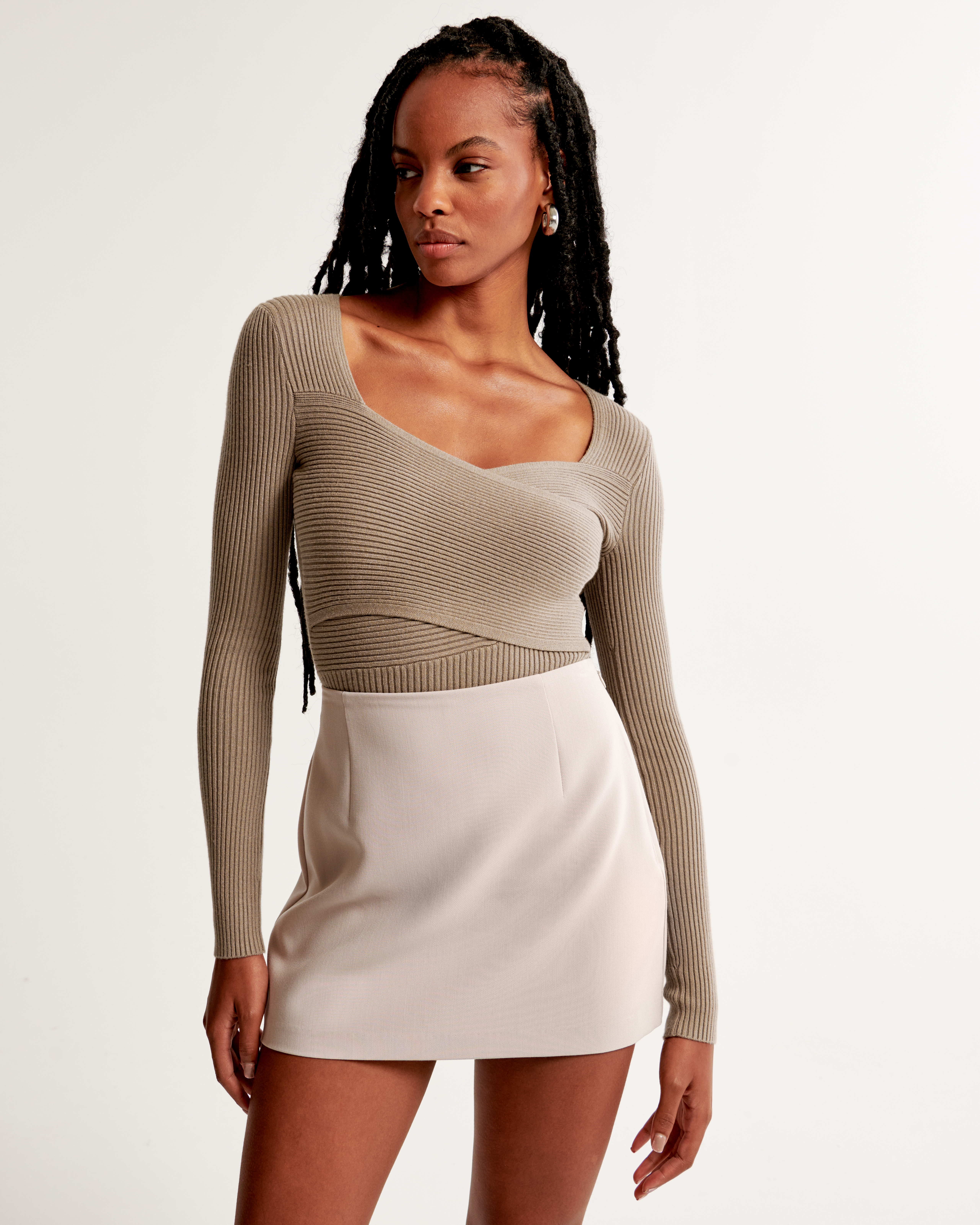 Women's LuxeLoft Wrap Bodysuit | Women's Clearance | Abercrombie.com