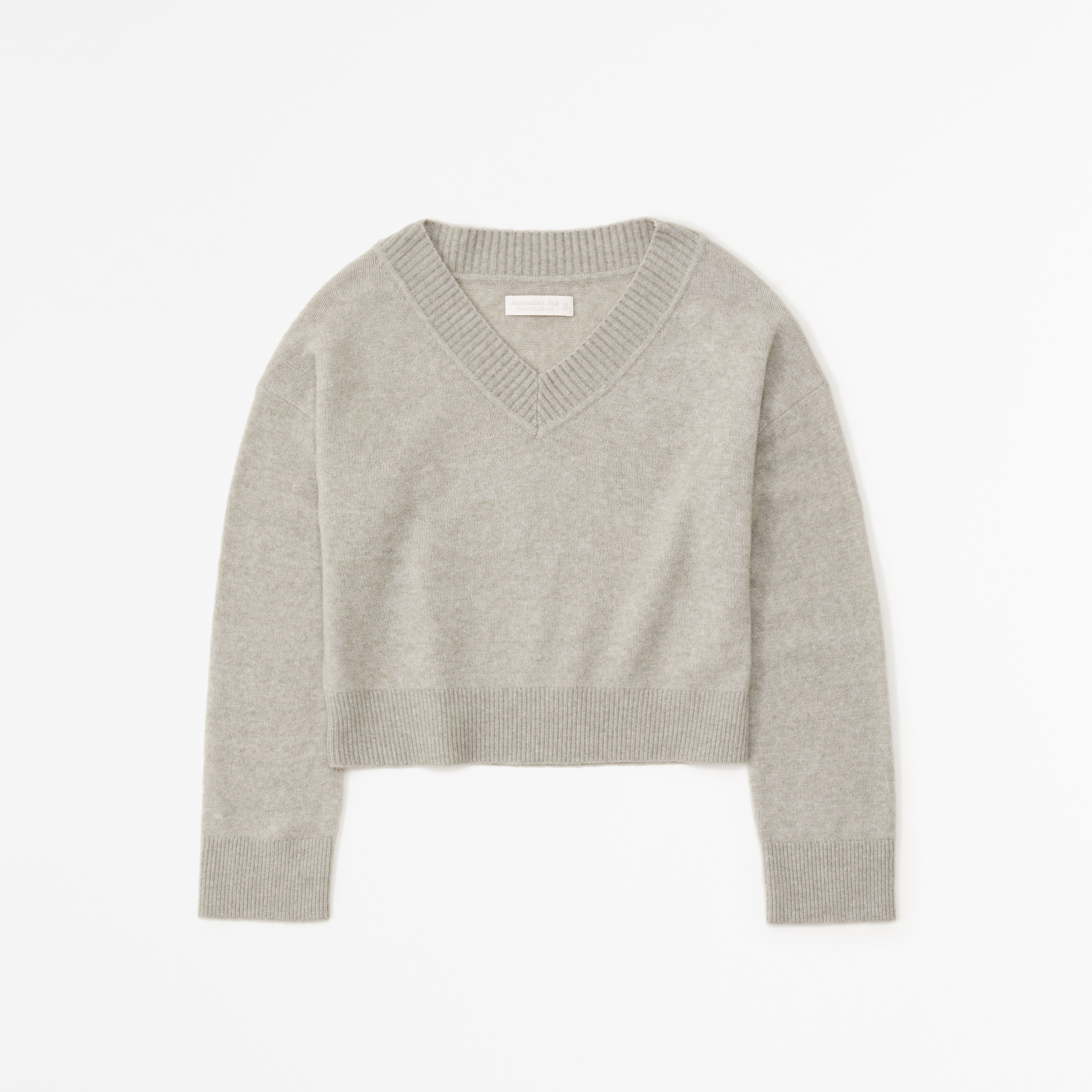 Women's Merino Wool-Blend V-Neck Sweater | Women's Clearance