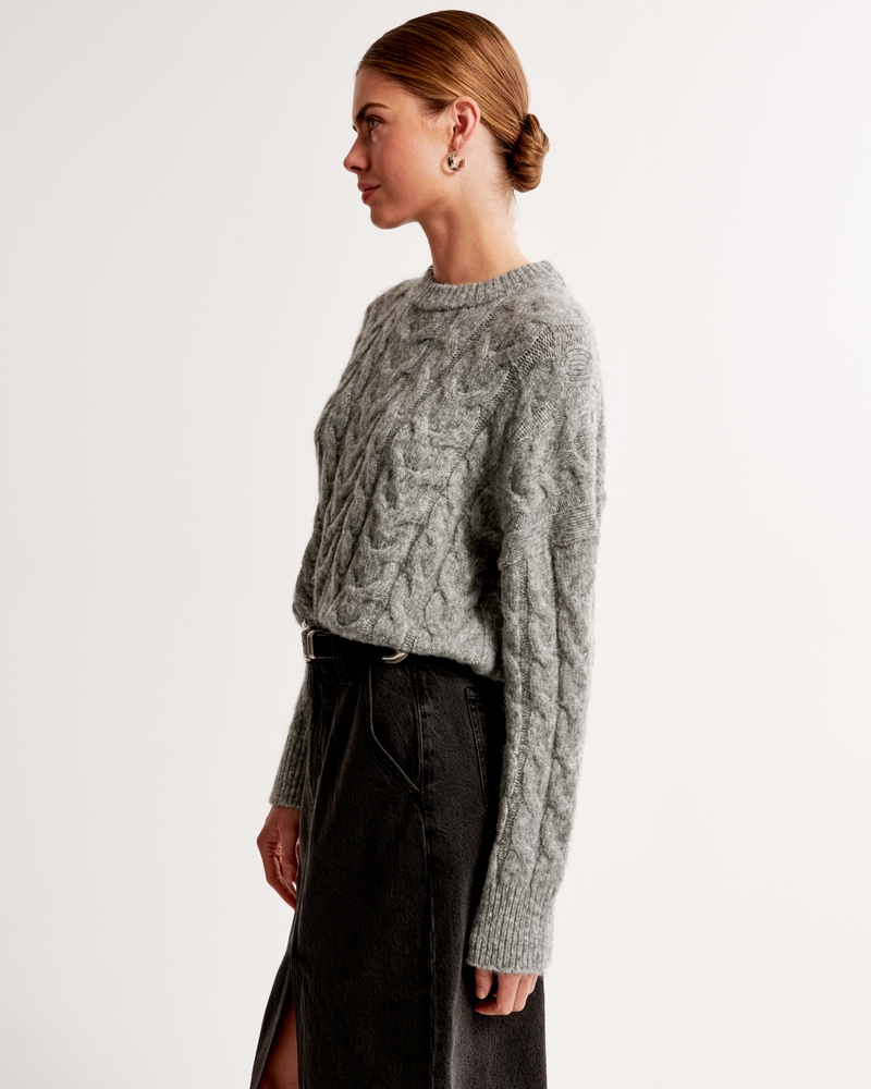 Sweater Pullover Trenzado Mujer The Big Shop