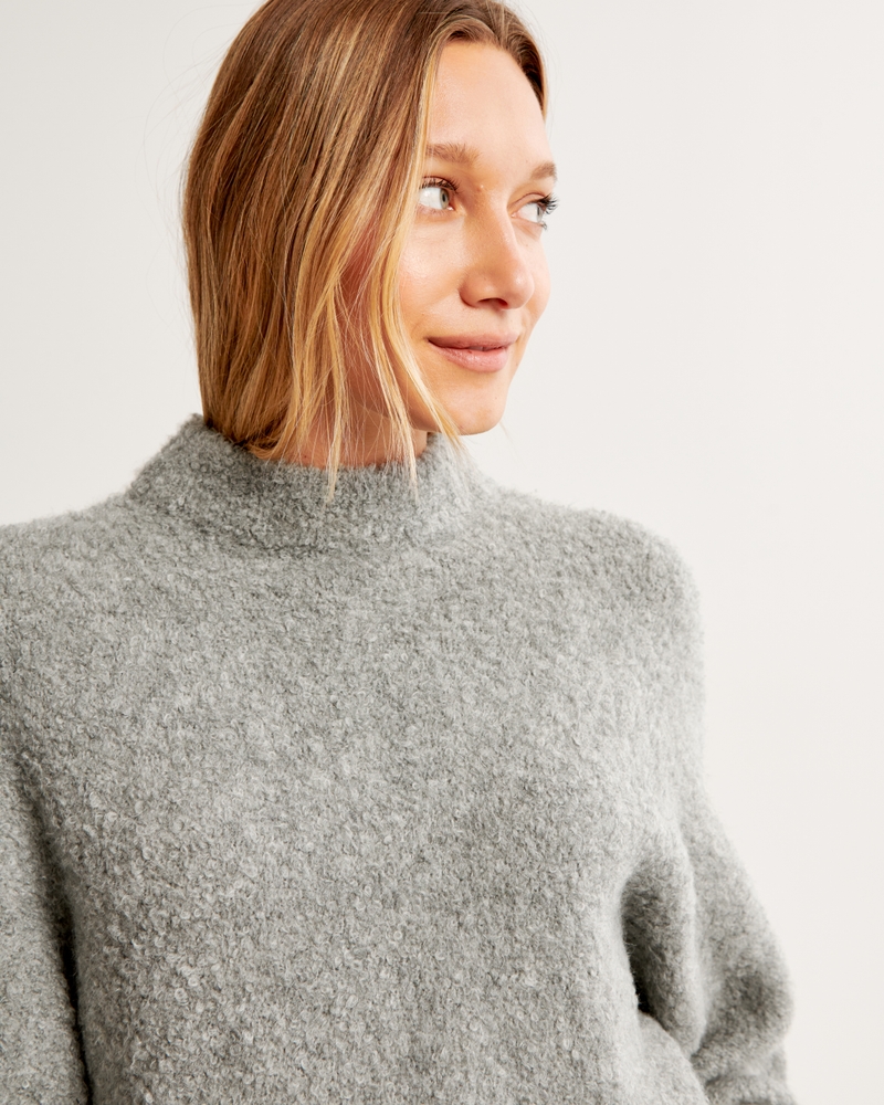 Women's Mockneck Dolman Sweater, Women's Clearance