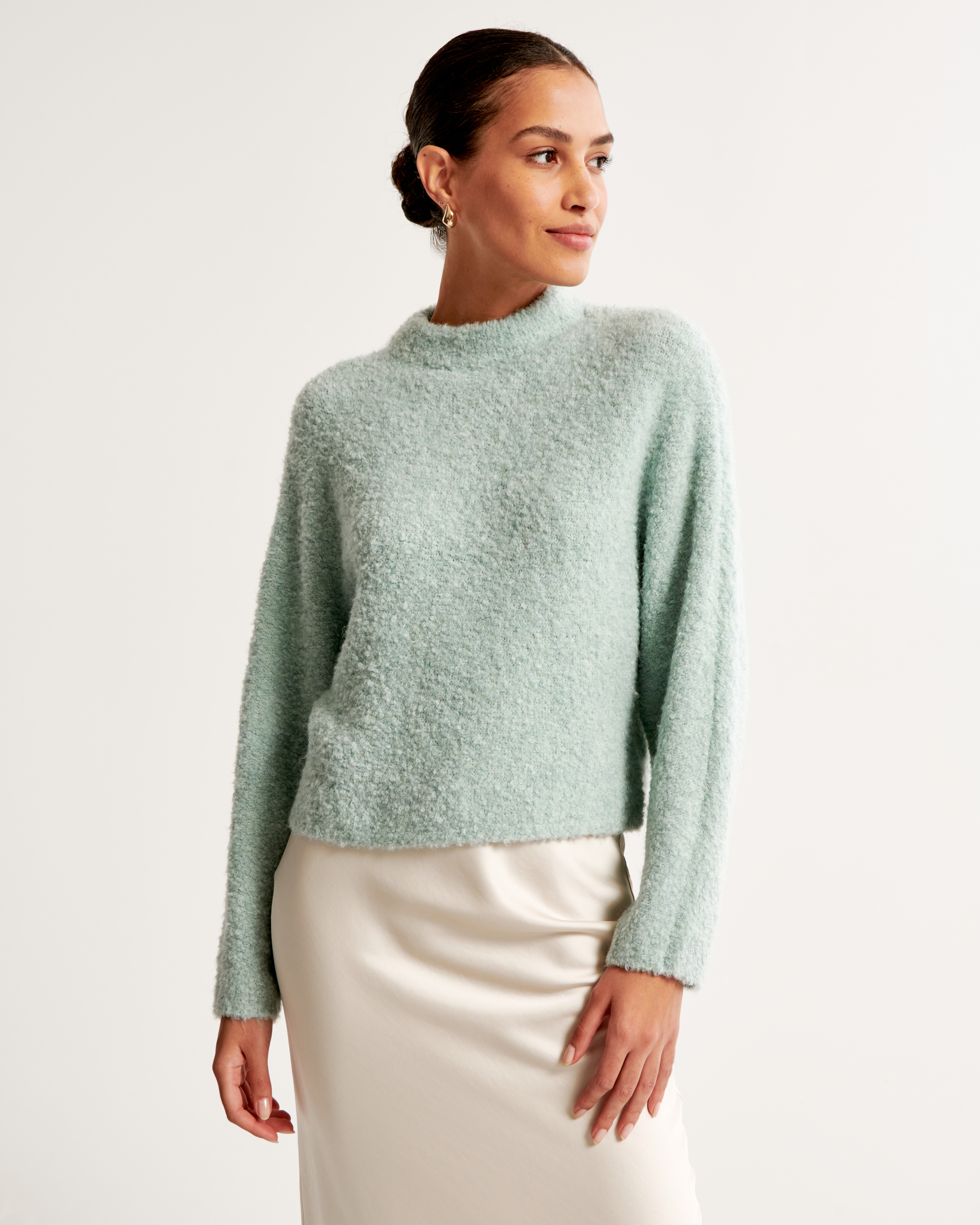 Women's Mockneck Dolman Sweater | Women's Tops | Abercrombie.com